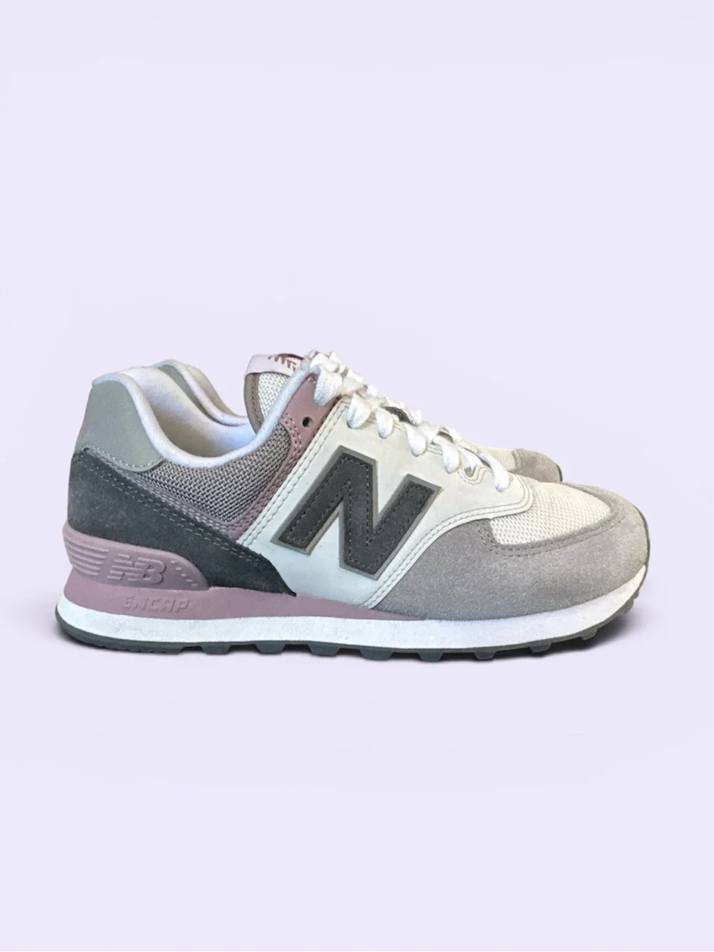 New Balance Women’s 574 Grey Sneakers WL574IK2 Size 7